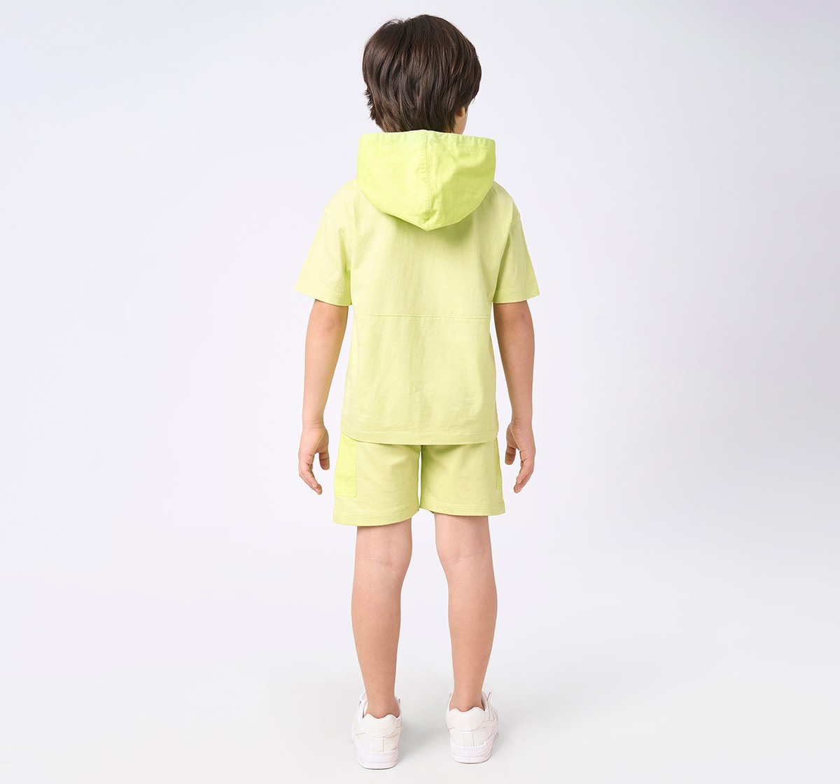 Boys Shirt & Shorts set Yellow