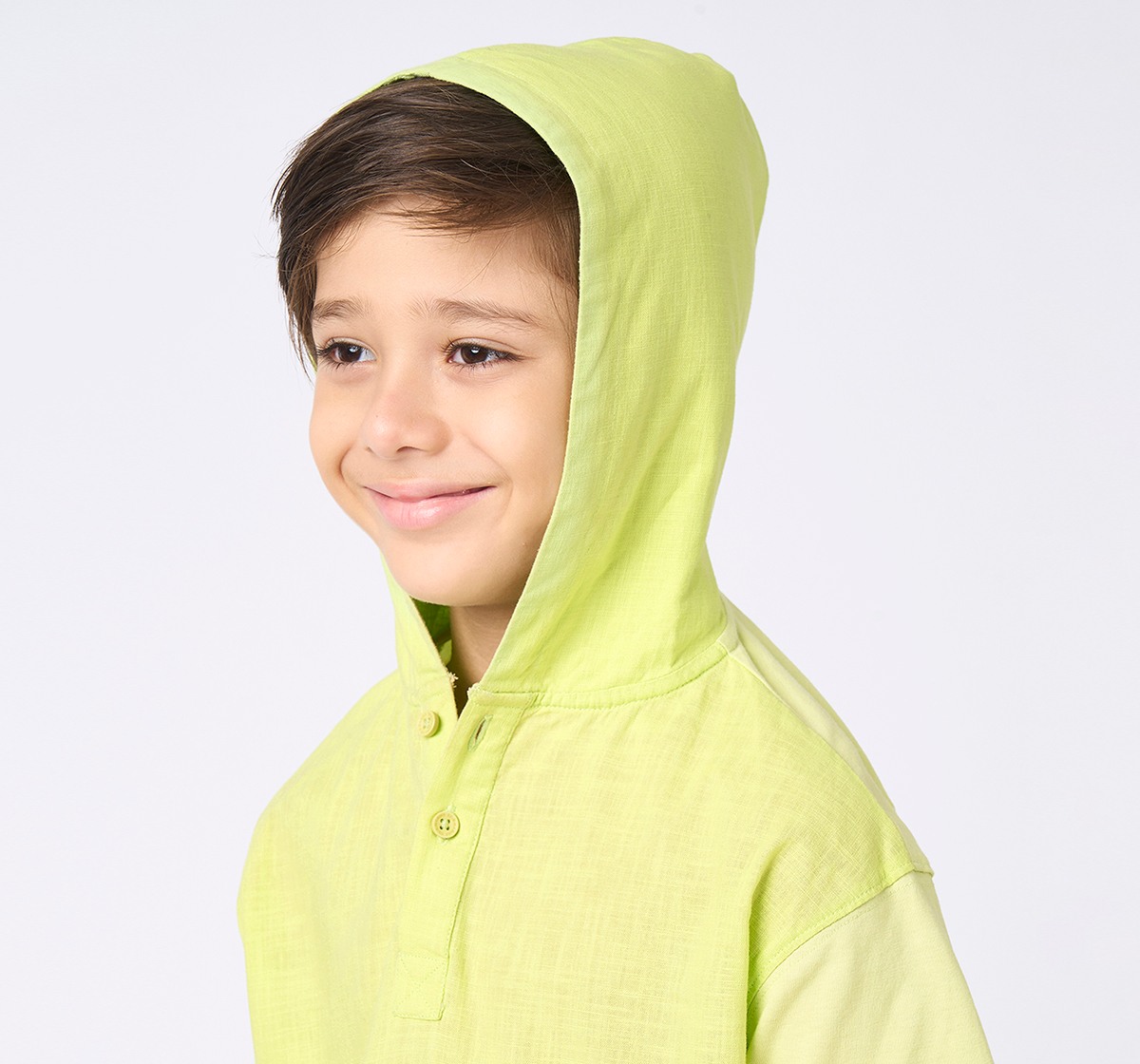 Boys Shirt & Shorts set Yellow