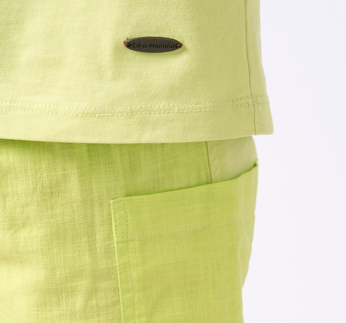 Boys Shirt & Shorts set Yellow