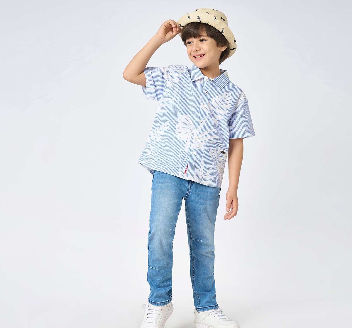 Boys half sleeves shirt Blue