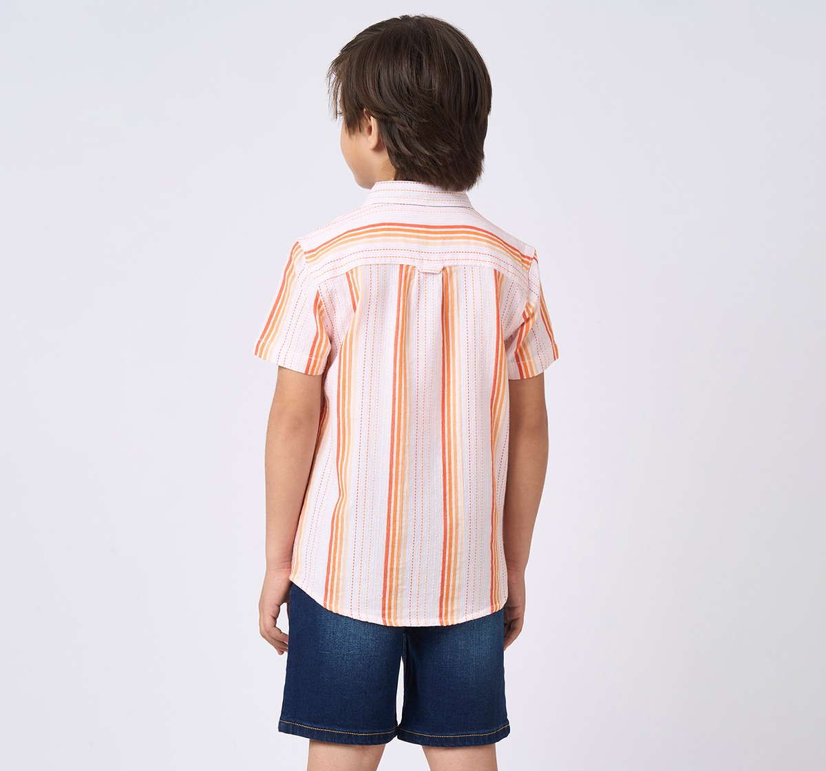 Boys half sleeves shirt Red