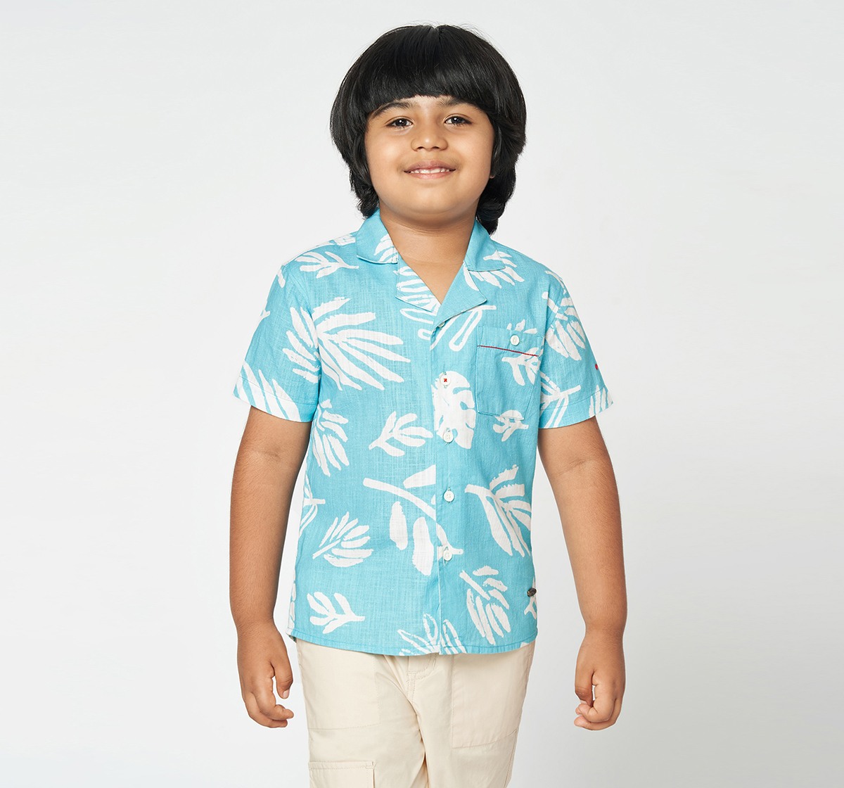 Boys printed shirt Blue