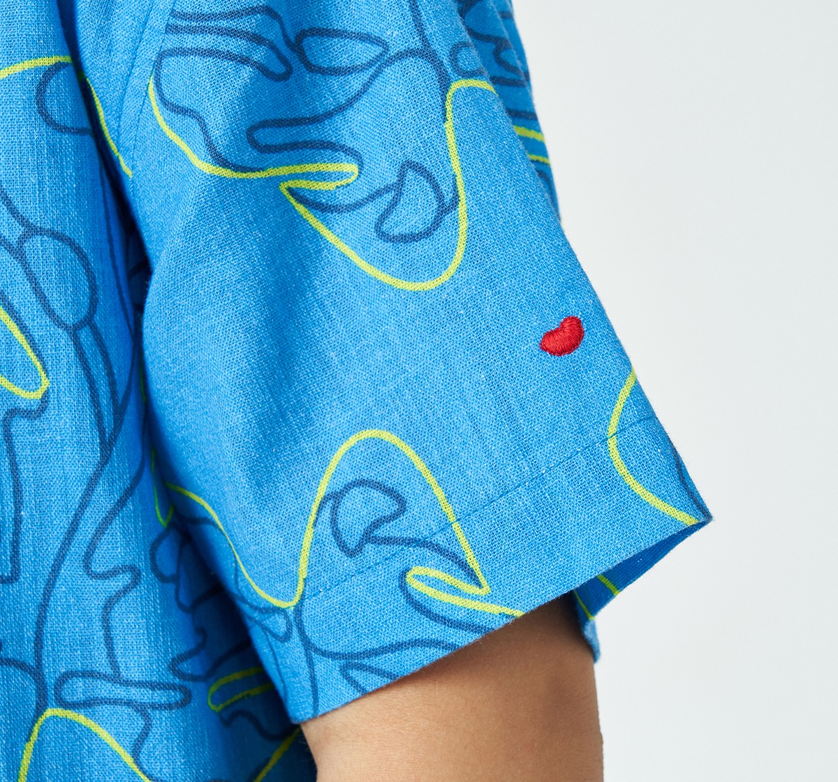 Boys printed shirt Blue