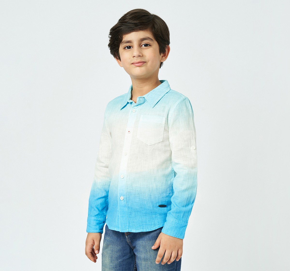 Boys full sleeves shirt Blue