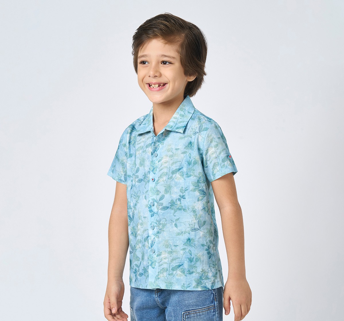 Boys half sleeves shirt Blue