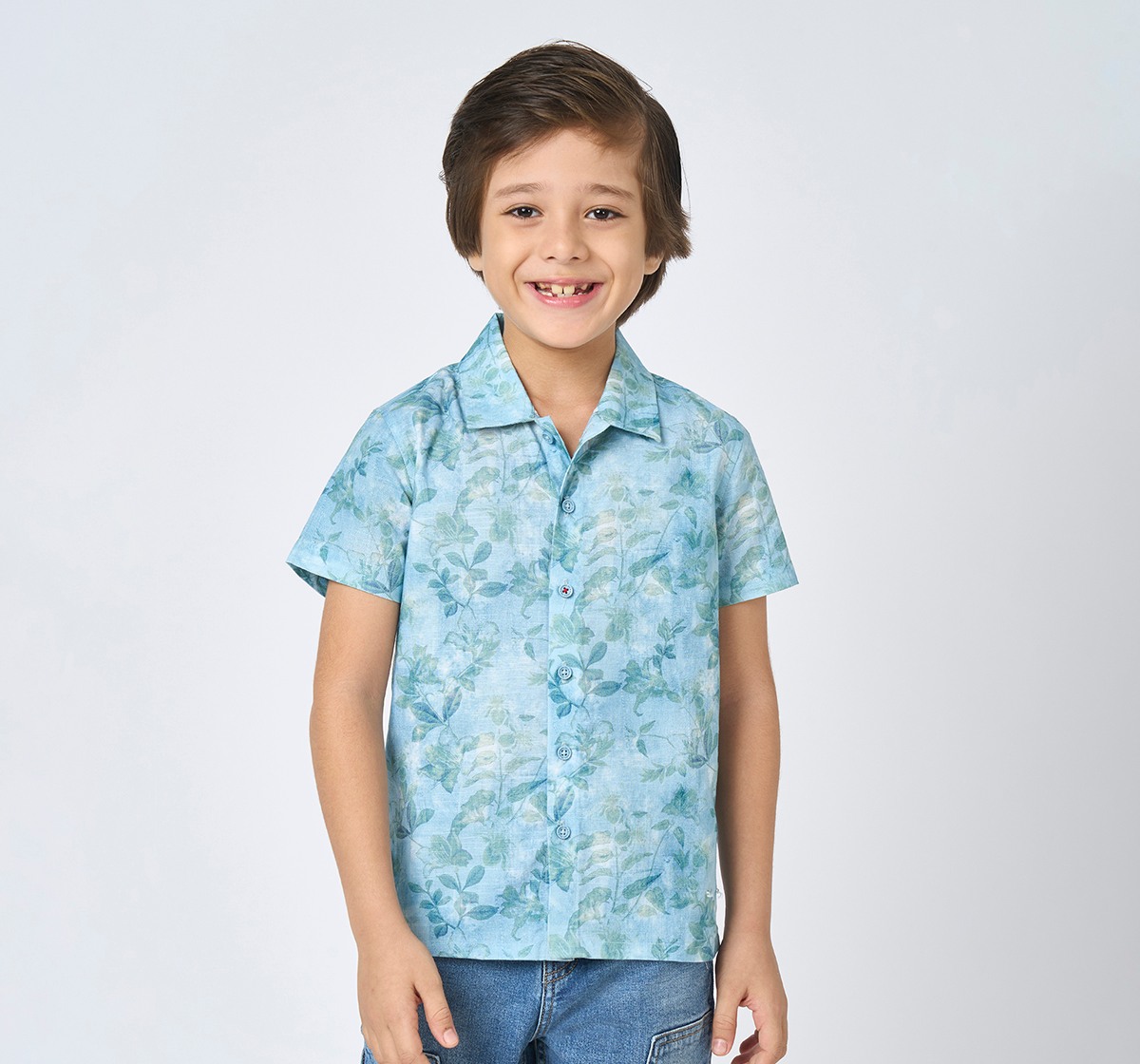Boys half sleeves shirt Blue