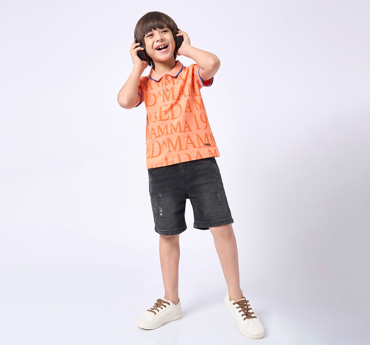 Boys denim shorts Black