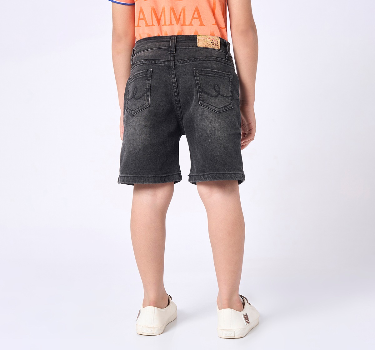 Boys denim shorts Black