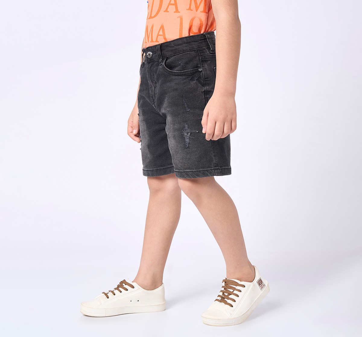 Boys denim shorts Black