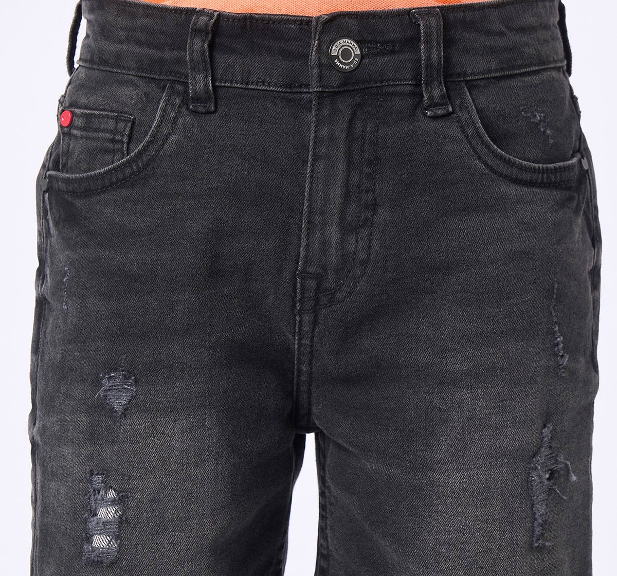 Boys denim shorts Black