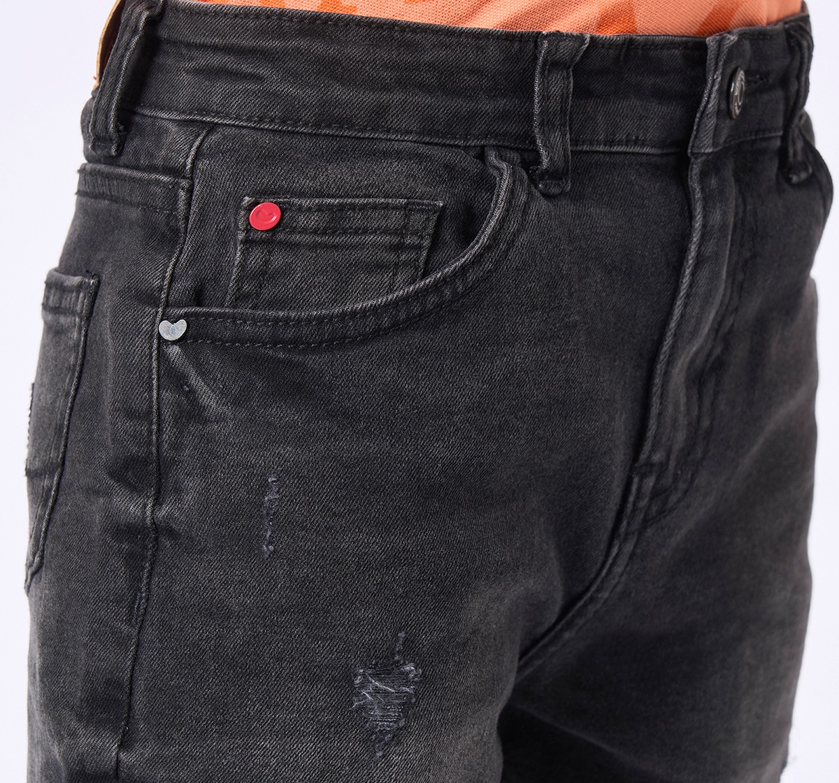 Boys denim shorts Black