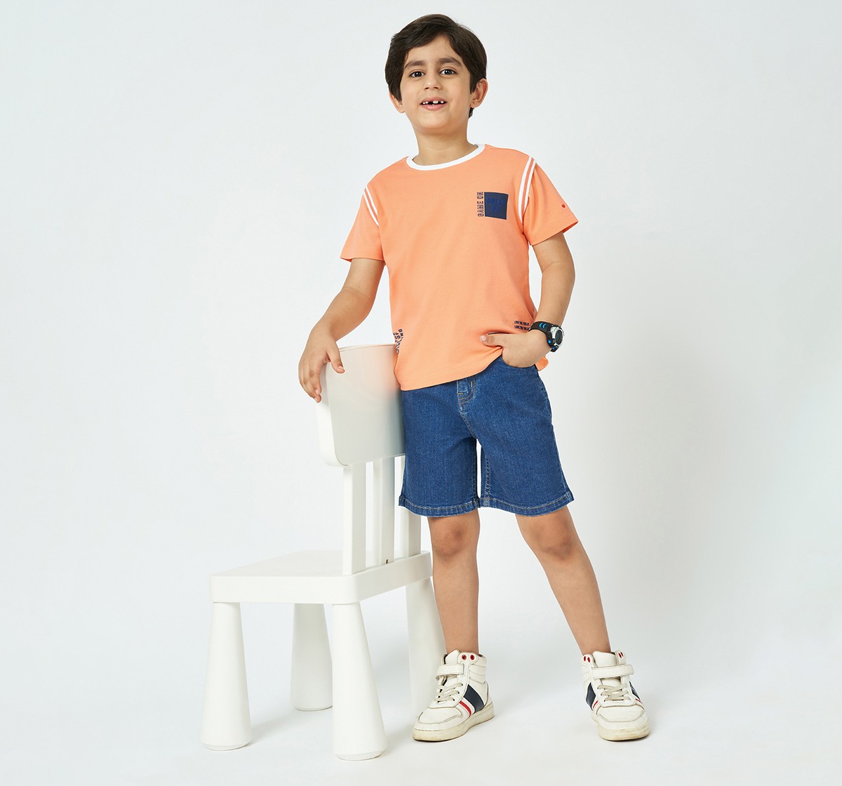 Boys denim shorts Navy