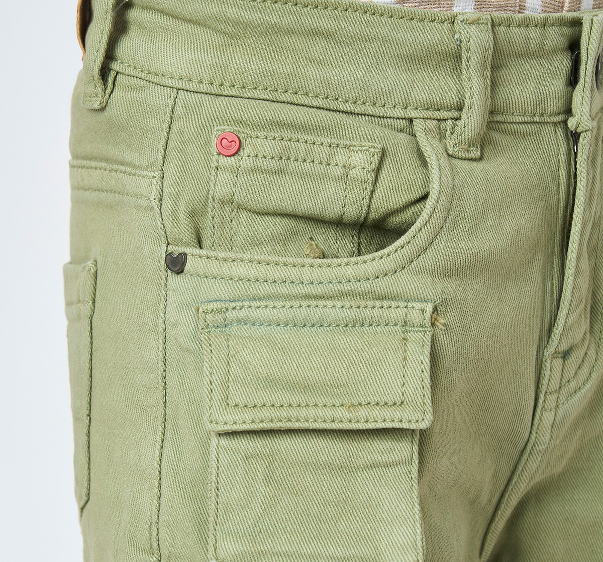 Boys denim shorts Olive