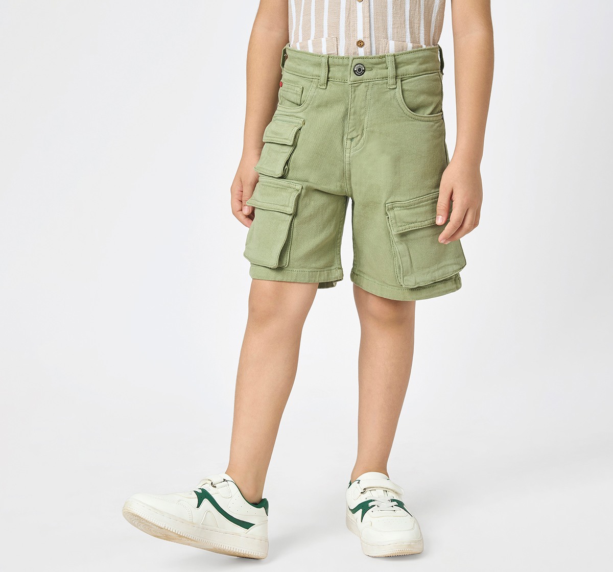 Boys denim shorts Olive