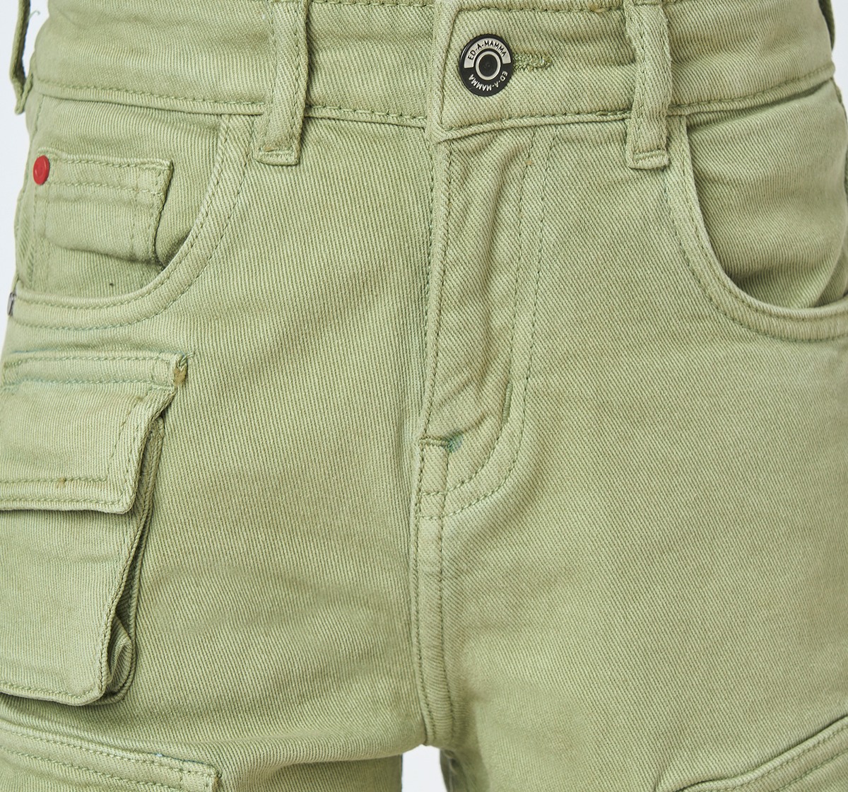 Boys denim shorts Olive