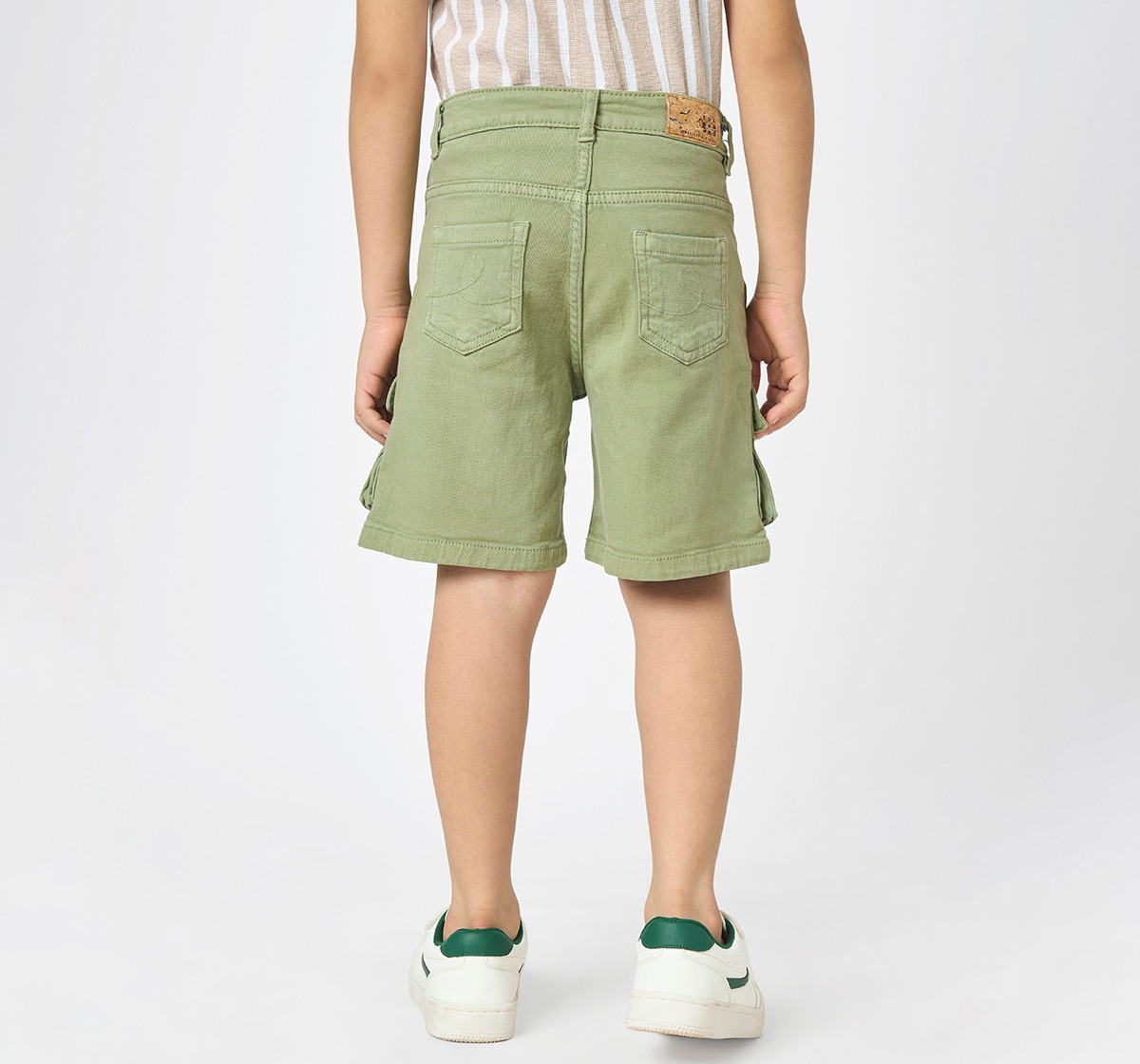 Boys denim shorts Olive
