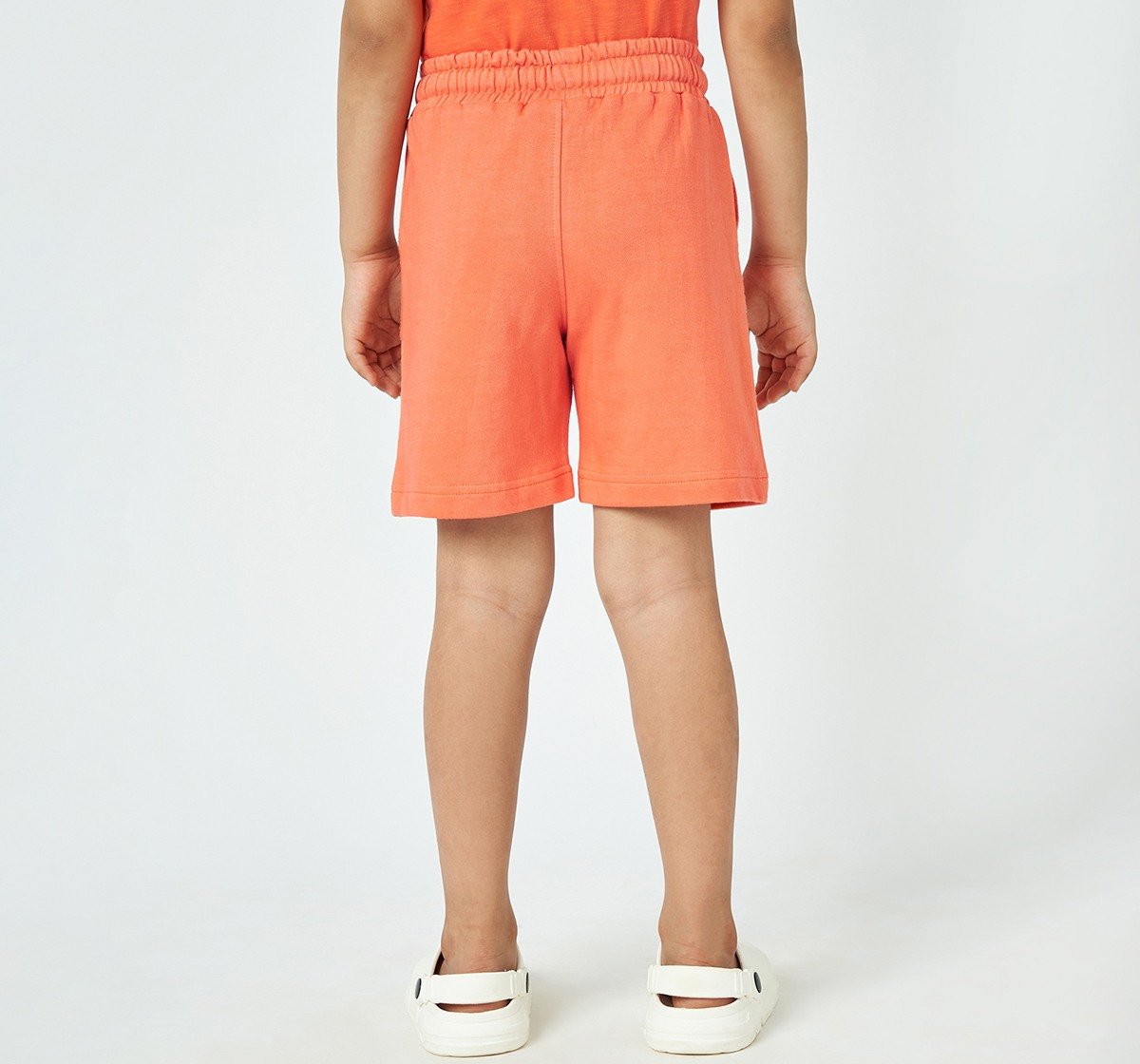 Boys knit shorts Orange