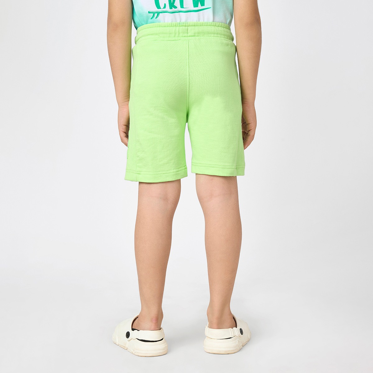 Boys knitted shorts Green
