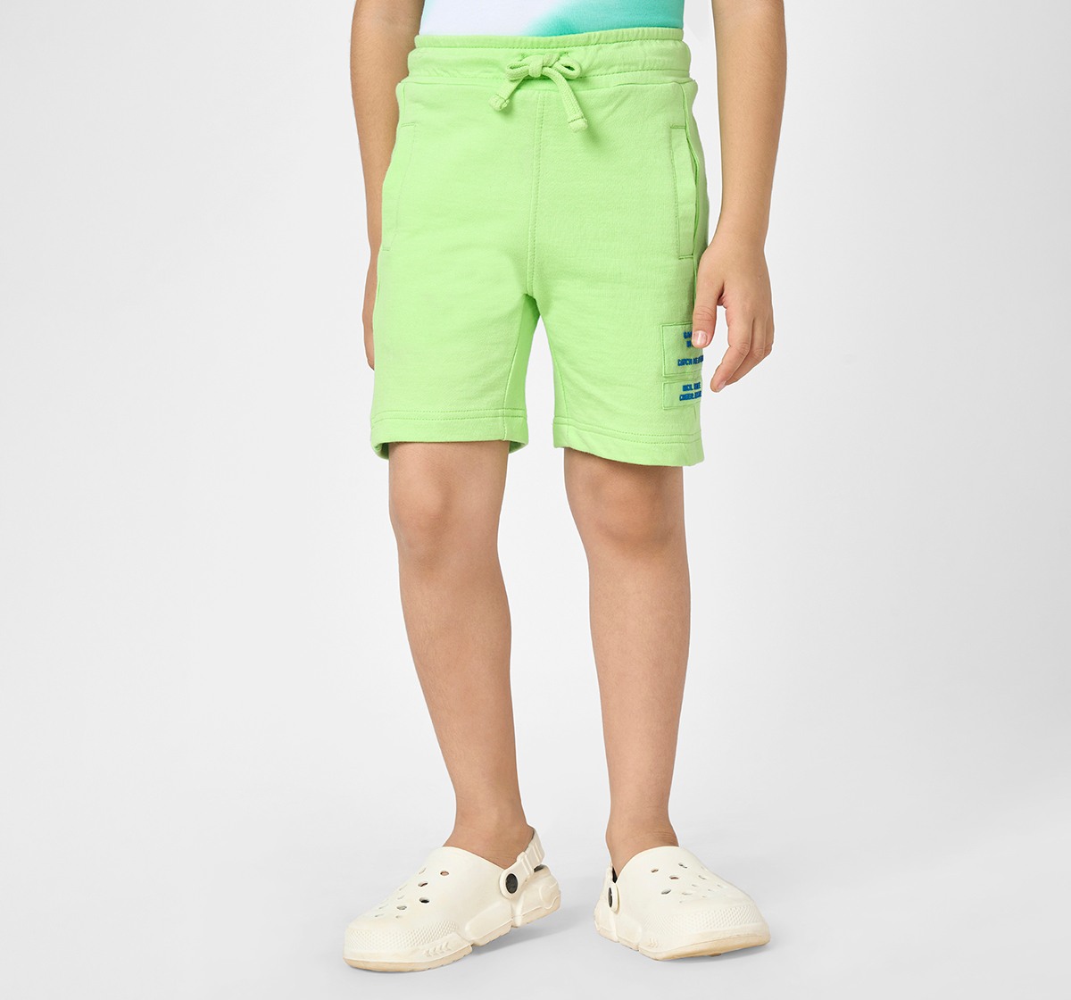 Boys knitted shorts Green