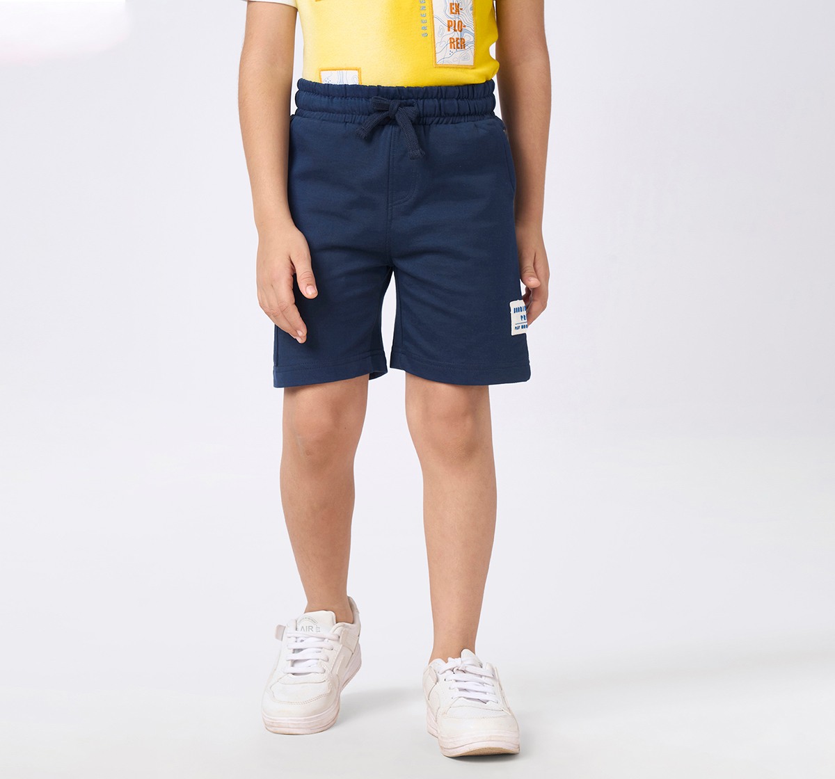 Boys knitted shorts Navy