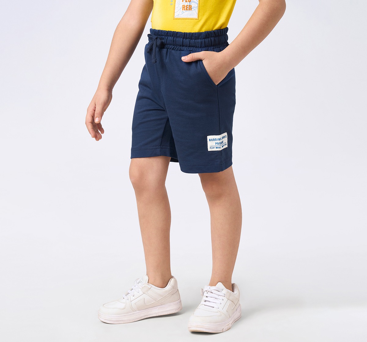 Boys knitted shorts Navy