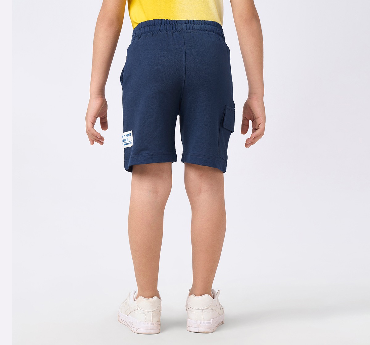 Boys knitted shorts Navy