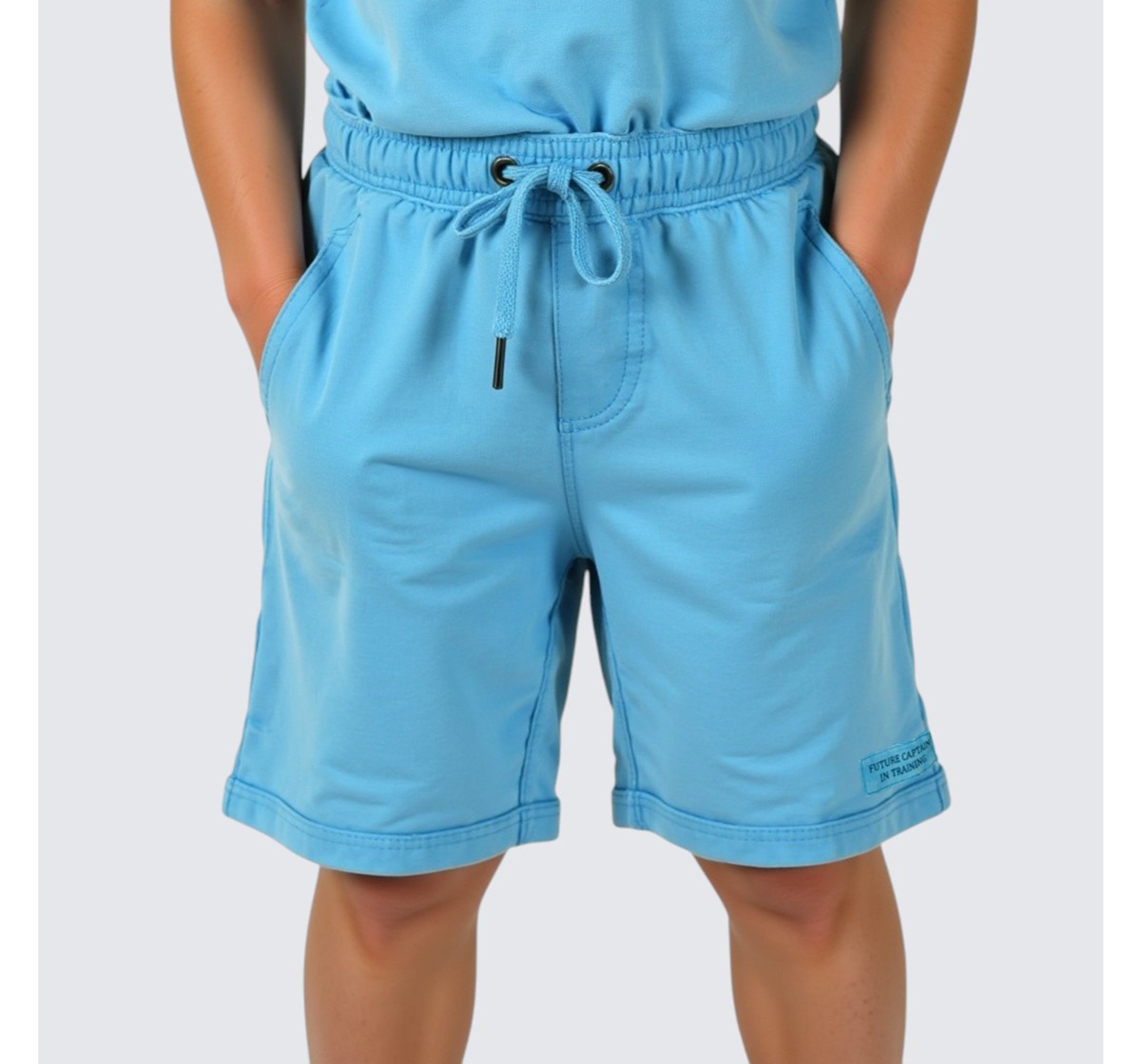 Boys Knitted Shorts Blue