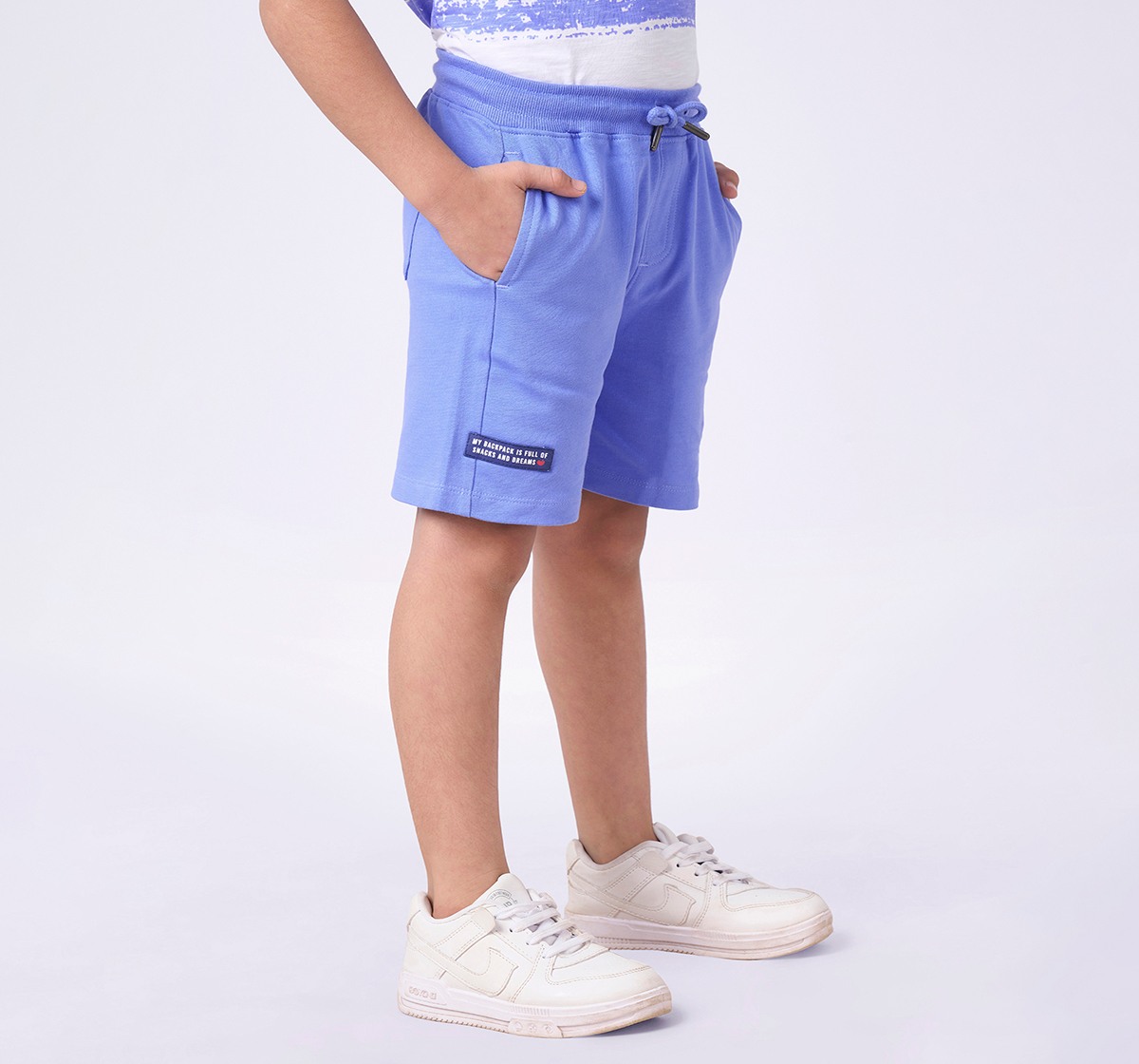 Boys knitted shorts Blue