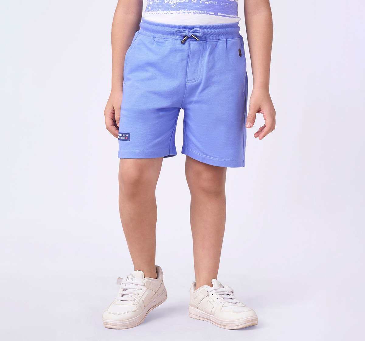 Boys knitted shorts Blue