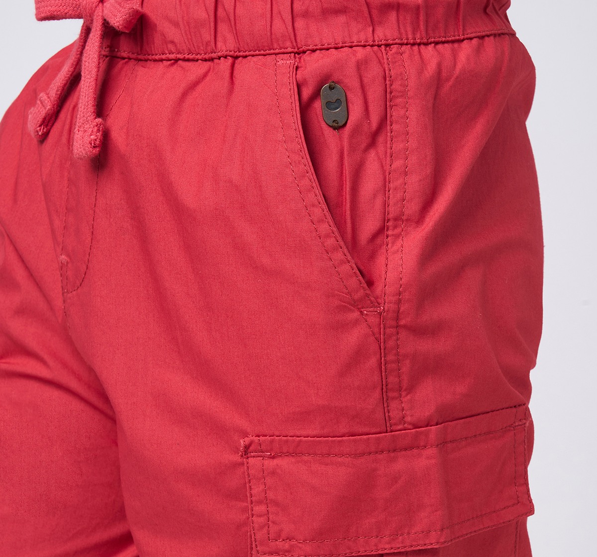 Boys woven shorts Red