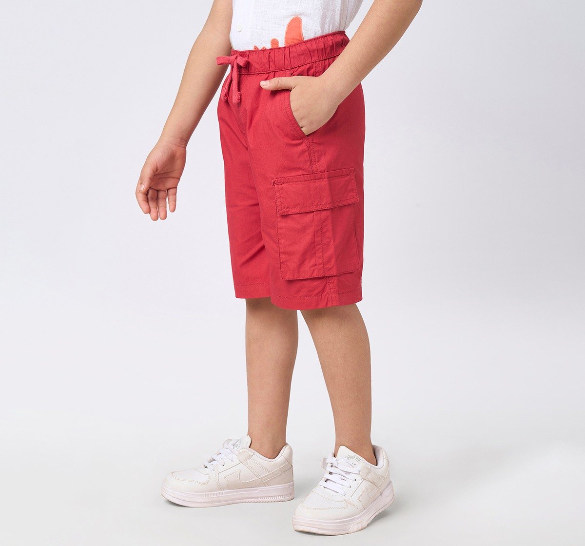 Boys woven shorts Red