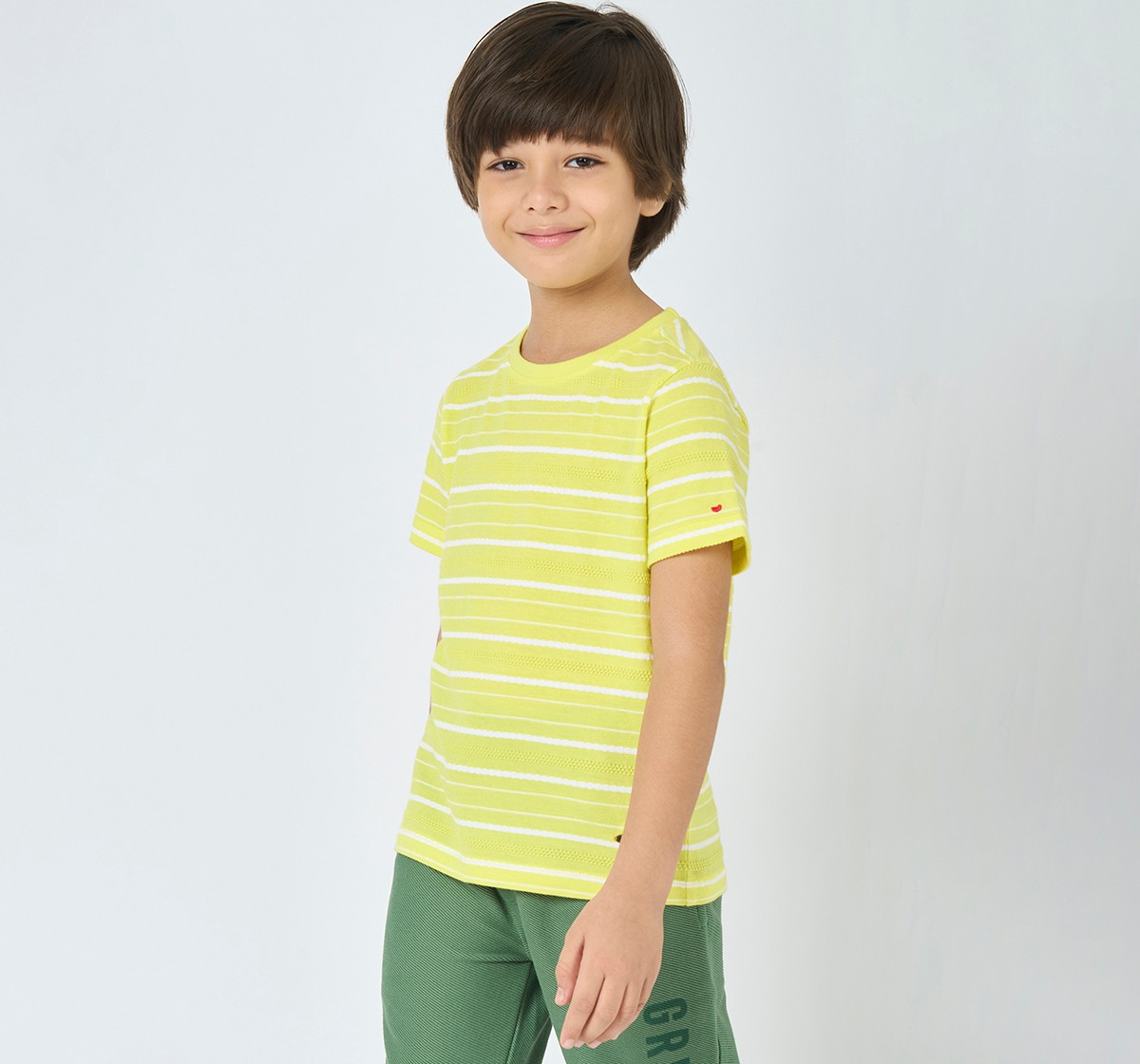 Boys crew neck tshirt Yellow