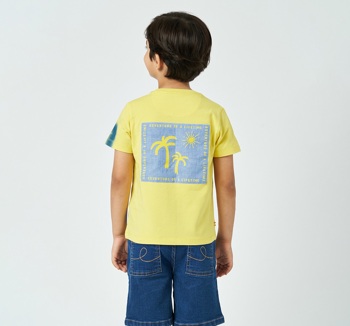 Boys crew neck tshirt Yellow