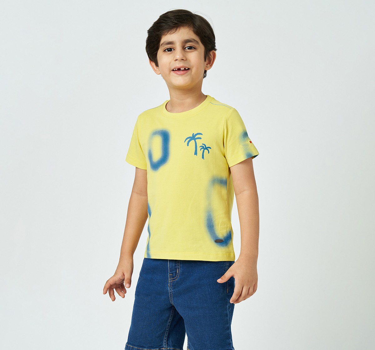 Boys crew neck tshirt Yellow