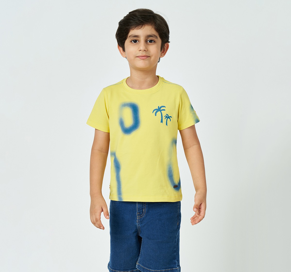 Boys crew neck tshirt Yellow