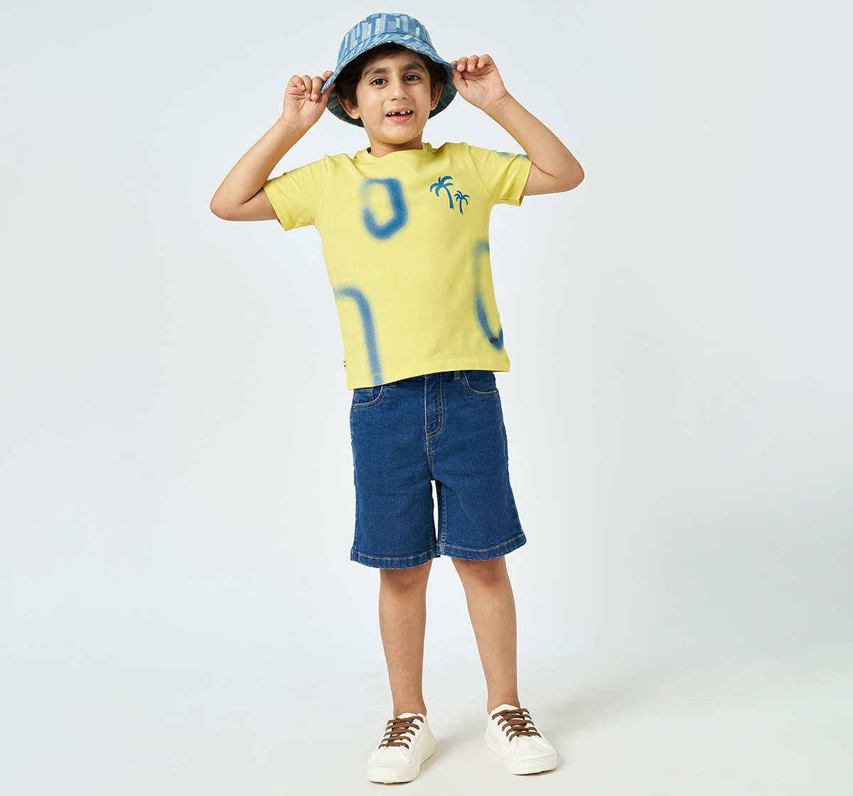 Boys crew neck tshirt Yellow