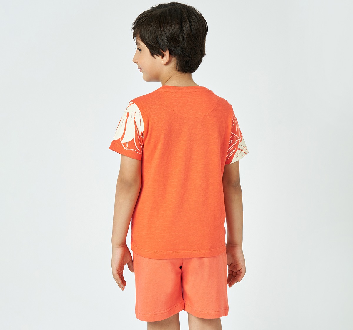 Boys crew neck T-shirt Orange