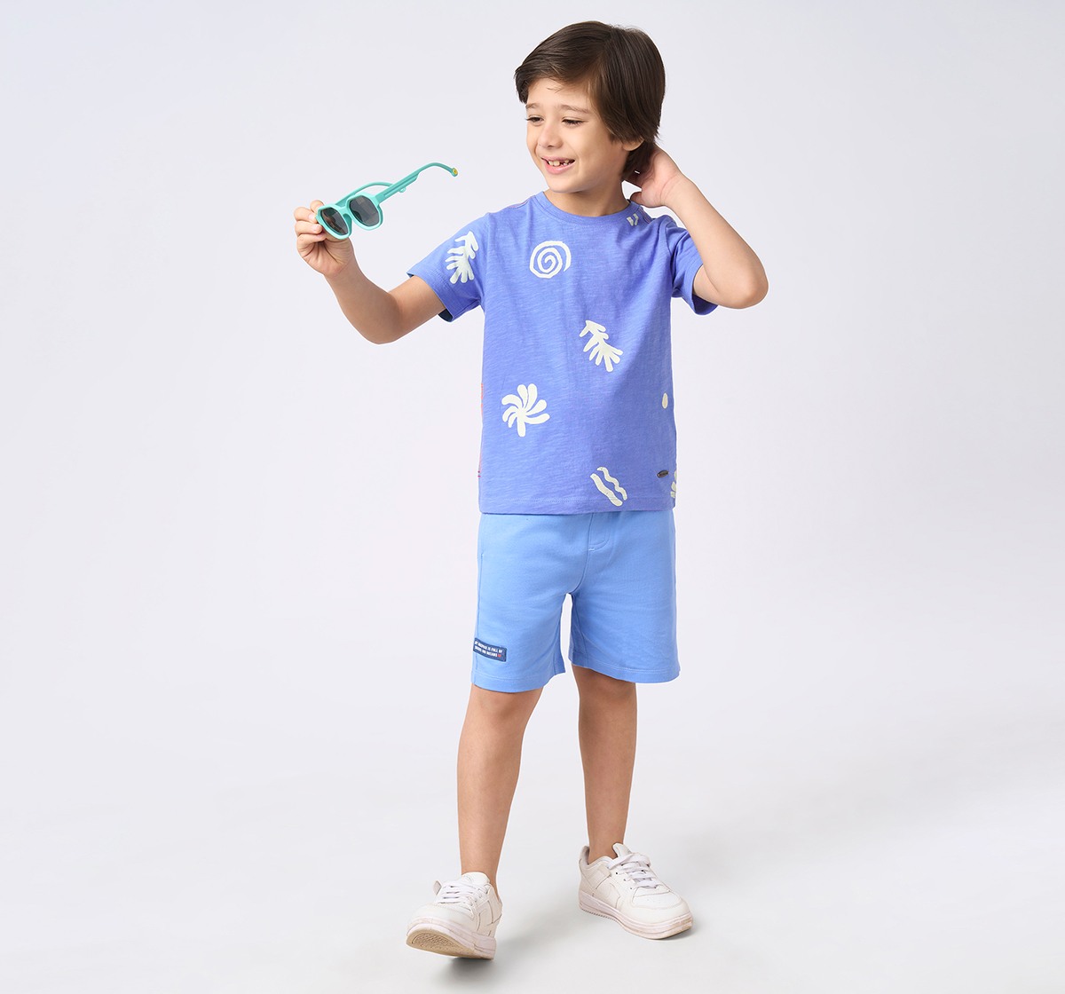 Boys crew neck tshirt Blue