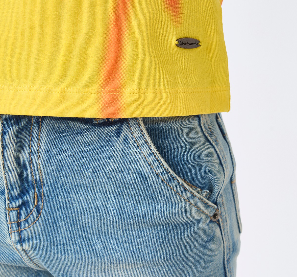 Boys crew neck tshirt Yellow