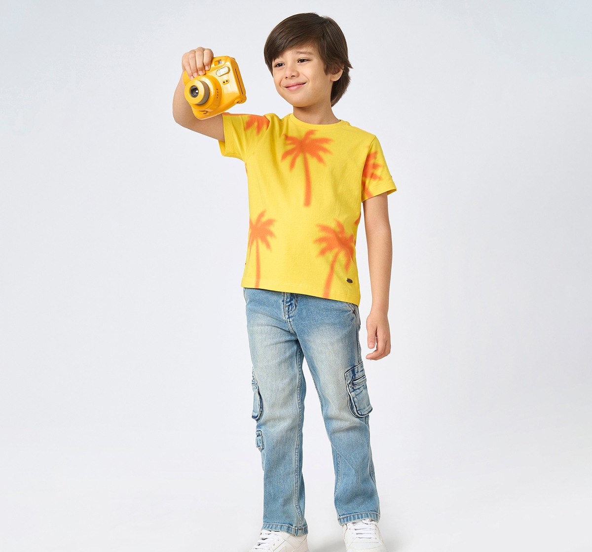 Boys crew neck tshirt Yellow