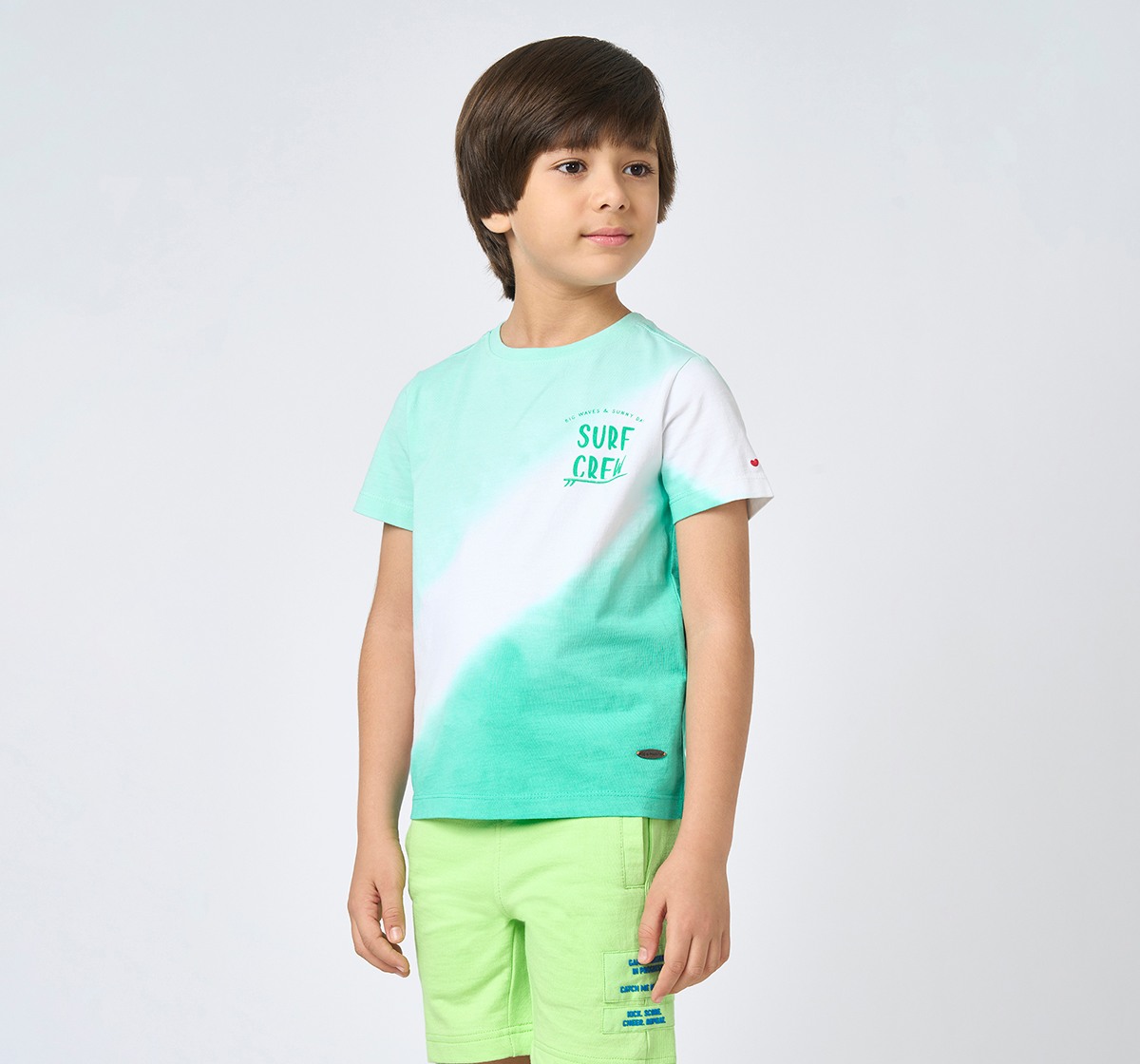 Boys crew neck tshirt Green