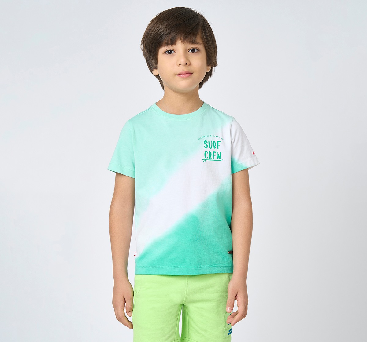 Boys crew neck tshirt Green