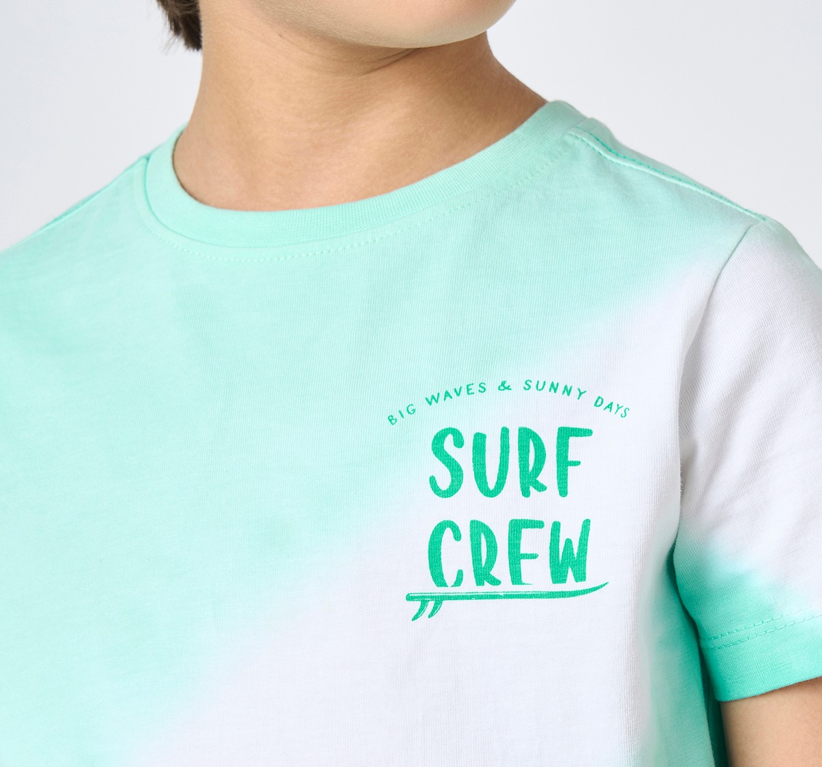 Boys crew neck tshirt Green