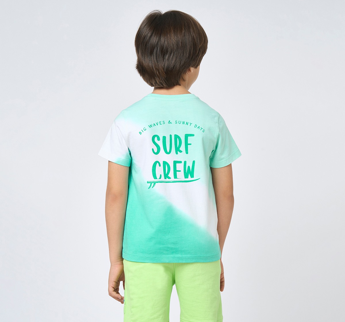 Boys crew neck tshirt Green