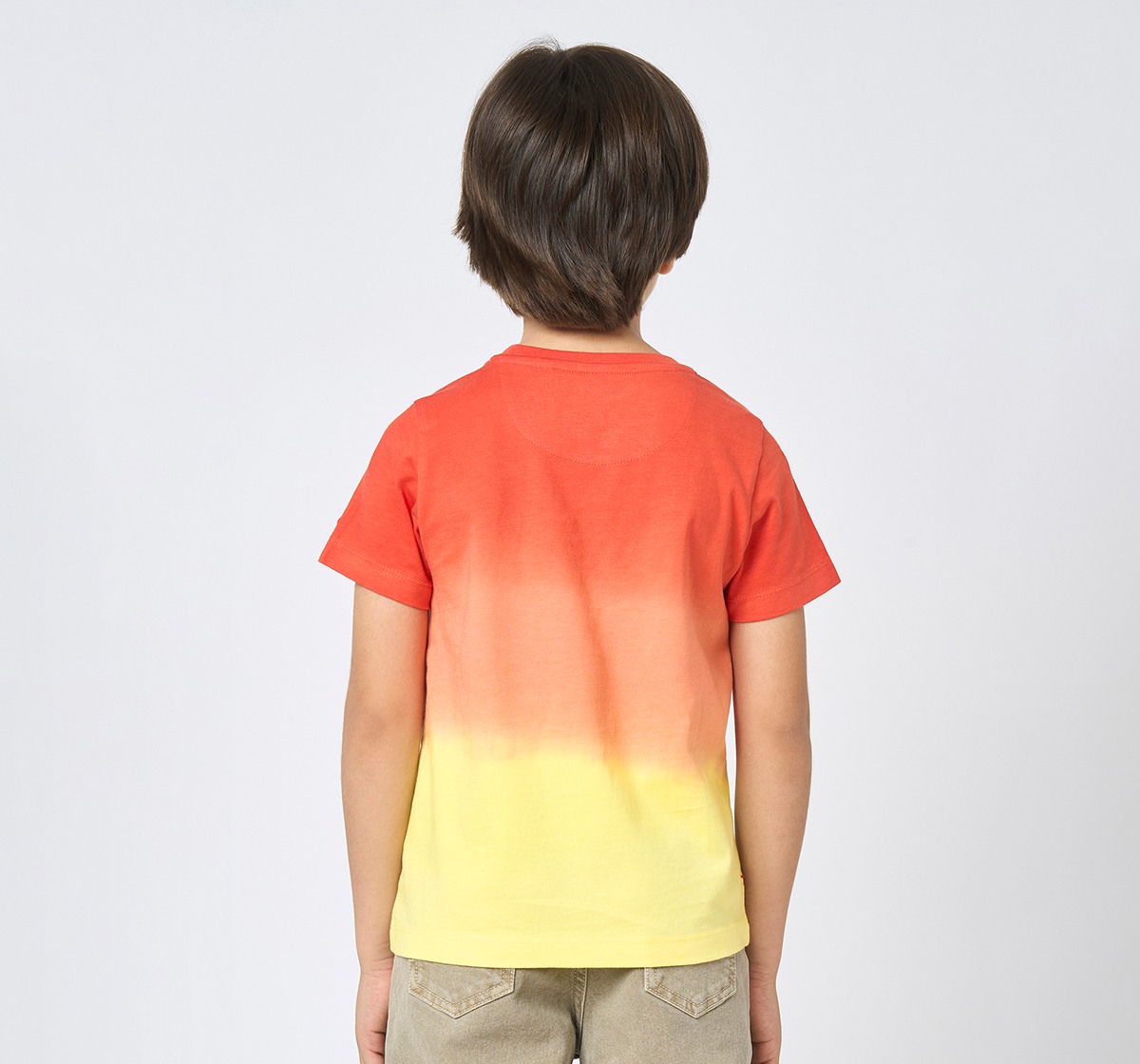 Boys crew neck T-shirt Orange