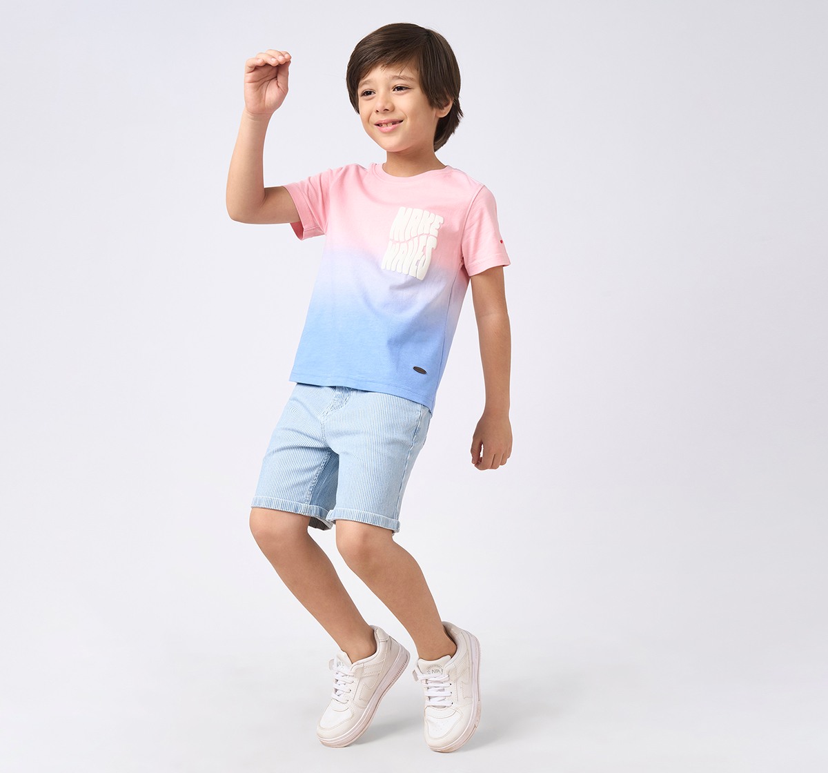 Boys crew neck T-shirt Pink