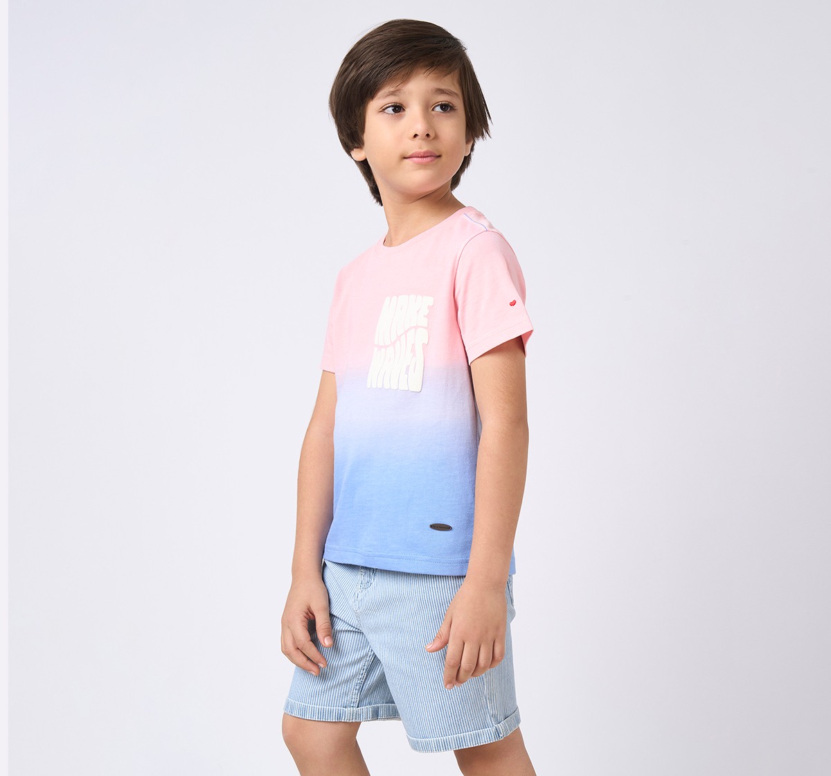 Boys crew neck T-shirt Pink