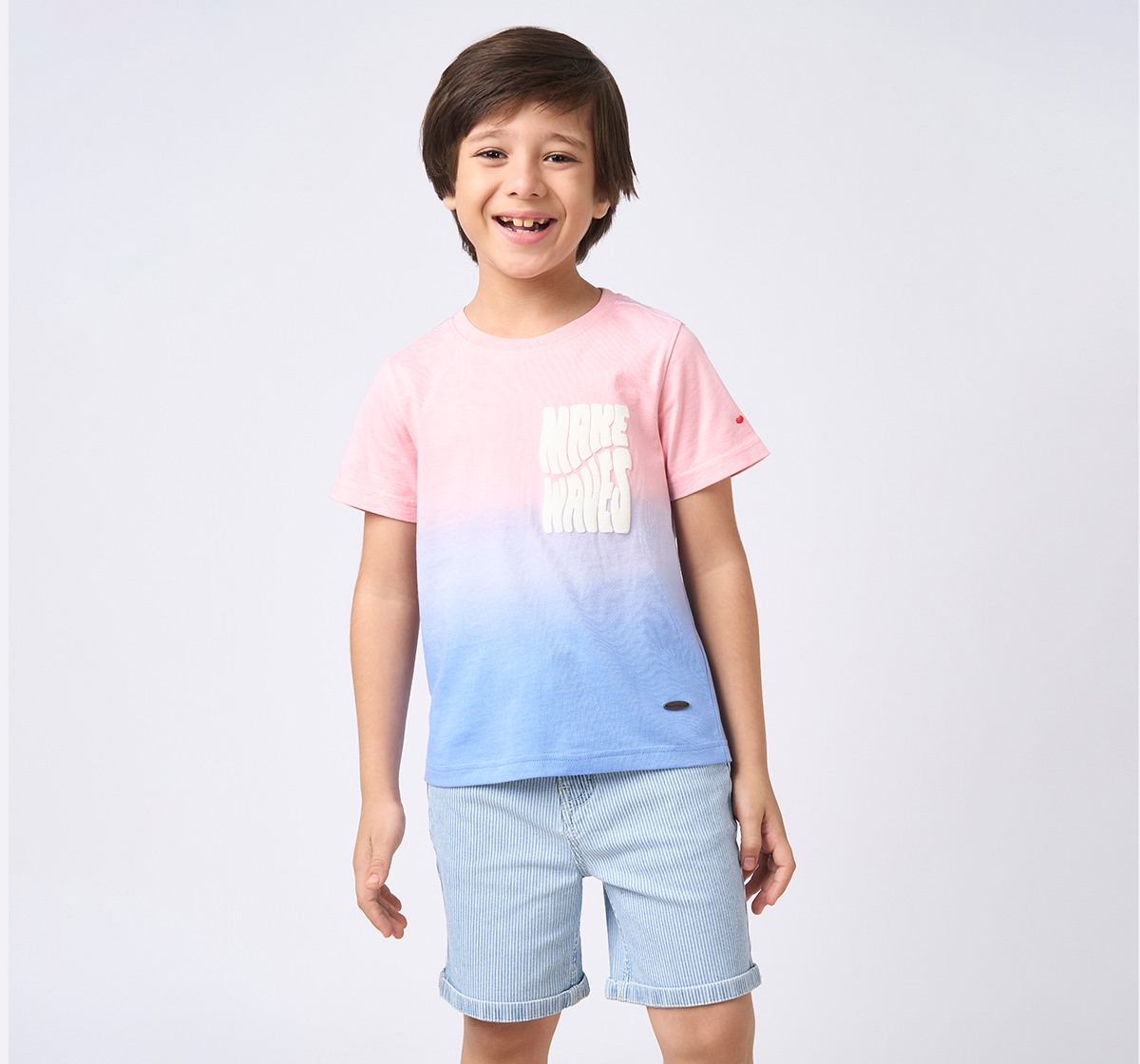 Boys crew neck T-shirt Pink