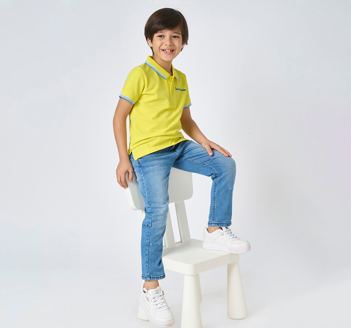 Boys polo T-shirt Yellow