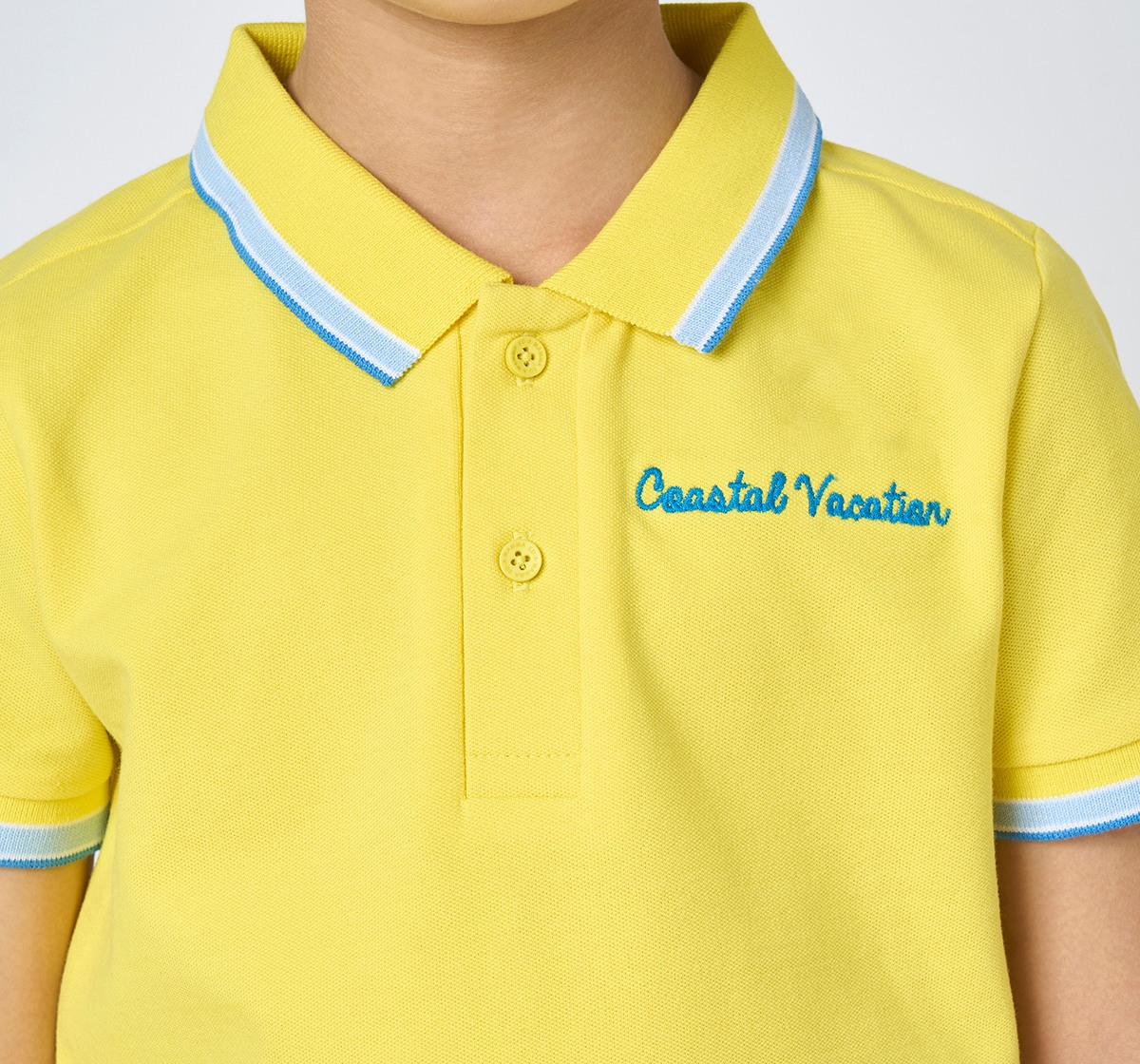 Boys polo T-shirt Yellow